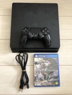 ps4本体＋コントローラー＋モンハンワールドセット【CUH-2200AB01】のサムネイル