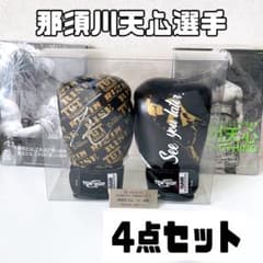 那須川天心☆直筆サイン入りボクシンググローブ、写真集、キーホルダー