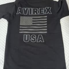 AVIREX Tシャツ ブラック USAロゴのサムネイル
