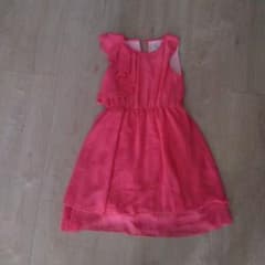美品　aletta couture ノースリーブワンピース 116 ピンクのサムネイル