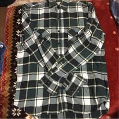 チェックシャツ グリーンのサムネイル