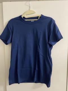 UNIQLO クルーネック 半袖Tシャツ ネイビーのサムネイル