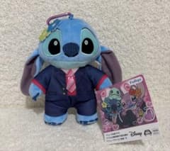 ディズニー スティッチ　ぎゃるKAWAふぉと カラビナ付きぬいぐるみ