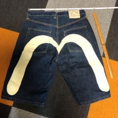 TODO様専用 EVISU デニムハーフパンツ 36インチのサムネイル