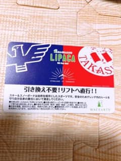 高鷲スノーパーク　ダイナランド　共通　リフト券　今週限定で500円引き！のサムネイル