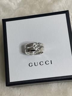 GUCCI シルバーリング　17号　箱付きのサムネイル