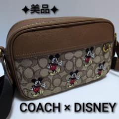 DISNEY × COACH クロスボディ シグネチャー ミッキー ショルダー