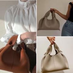 【新品未使用】polene バッグ　完売カラートープ　【インスタで人気急上昇中】のサムネイル