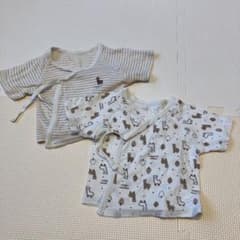 ベビー 肌着 2枚セット 半袖 organic cotton