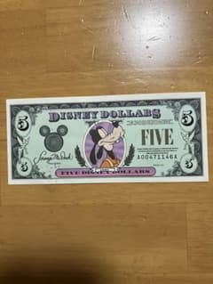 【ディズニー】ミニーマウス　ノベルティ　ドル紙幣 ディズニー・ドル 5ドル ミニー・マウス - メルカリ