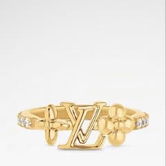 Louis Vuitton LVロゴ リング ゴールドのサムネイル