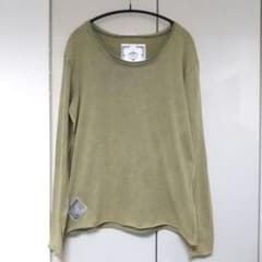 rovtski ロフトスキー 草木染め風 ムラ染め 長袖Tシャツ 3（L）カーキのサムネイル