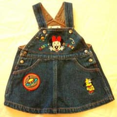 ミニーちゃんサロペット子供服のサムネイル