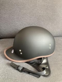マットブラック 半帽ヘルメットのサムネイル