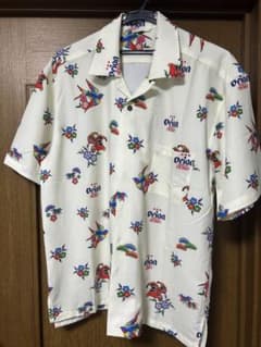 オリオンビール　柄シャツ　アロハシャツ　半袖のサムネイル