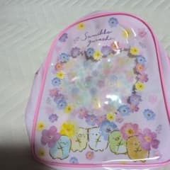 すみっコぐらし キッズ リュック ピンク 花柄のサムネイル