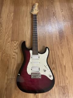 mavis MST-600のエレキギター（メイプルレッドバースト） - メルカリ