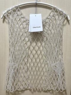 Chika Kisada clear beads vest クリアビーズベスト Chika Kisada clear beads vest クリアビーズベスト - メルカリ