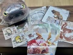 이치 반 쿠지 파충류 & 양서류 C상 아메후쿠라가엘의 엉덩이 쿠션 + 덤 세트