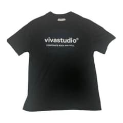 vivastudio ロゴtシャツ 黒のサムネイル
