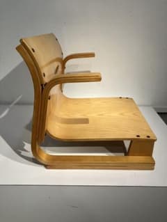 天童木工 楽座椅子 秋田木工 キツツキ、曲木 プライウッド モダン 昭和