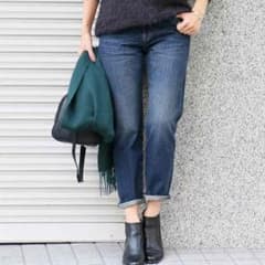 一度着用美品✨アーバンリサーチドアーズ ベーシック9分丈ジーンズ 36のサムネイル