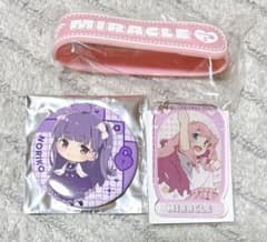 イキヅライブ　 金澤奇跡　調布のりこ　1st アクキー ミニキャラ　缶バッジのサムネイル