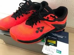 専用です！YONEX パワークッションエクリプション 2 オレンジ 26.5のサムネイル