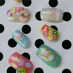 ネイルチップ ☆ ラスカル 夢かわ フルーツ＆スイーツ ☆のサムネイル