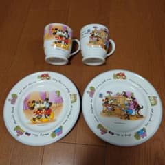 Disney Character Series 머그컵 플레이트 세트