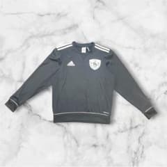 adidas クルーネック スウェット トレーナー ダークグレーのサムネイル