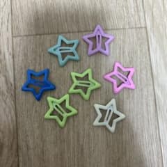 星型 ヘアピン 7個セット パステルカラーのサムネイル