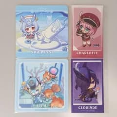 原神 GiGO コースター シグウィン カード シャルロット クロリンデ