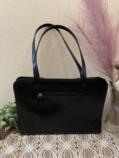 LES MUES Femme レミュー レディース ビジネスバッグ黒トートバッグのサムネイル