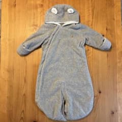 65センチ　baby Gａｐ　ベビーアウター　くま耳 グレーのサムネイル