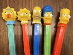 ヴィンテージ　ザ・シンプソンズ PEZ ペッツ 5個セット　90〜00年代製のサムネイル