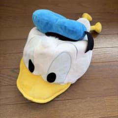 ドナルドダック ぬいぐるみ帽子 - メルカリ