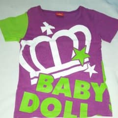 ゆきんこ様 専用 BABY DOLL Tシャツ 110㎝ ⭐ パープルのサムネイル