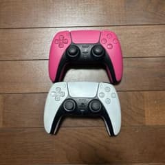 PS5 コントローラー ピンク ホワイト セットのサムネイル