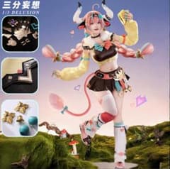 三分妄想製原神リサ衣装＋ウィッグ＋靴コスプレS