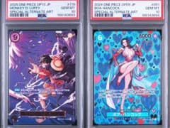 PSA10】ワンピースカード モンキー・D・ルフィ & ボア・ハンコック SP
