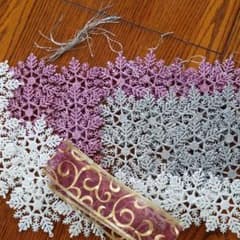 クリスマスオーナメント　35枚&リボンのサムネイル