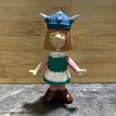 小さなバイキングビッケ 当時物 ソフビ人形 タカトク ZUIYO 昭和レトロ