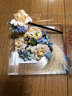 【値下げ中！！】ふりふ 髪飾り  成人式のサムネイル