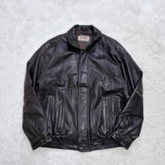 y2k ヴィンテージ レザージャケット 本革 L 短丈 黒 - メルカリ