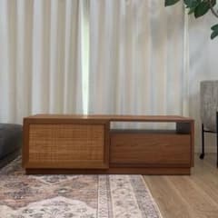 ※最終値下げ※ ウニコ　テレビボード　WICK 120cm ラタン 最終値下げ※ ウニコ テレビボード WICK 120cm ラタン - メルカリ