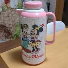 象印 ZOJIRUSHI　マッシュポット 魔法瓶 昭和 レトロ ミッキー ミニーのサムネイル