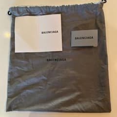 BALENCIAGA 保存袋 ダストバッグ グレー 巾着 保存ケース 正規品のサムネイル