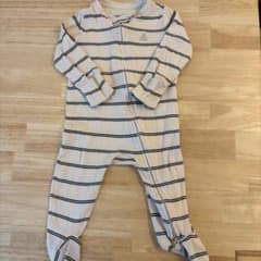 baby GAP ベビー カバーオール ボーダー 3-6monthsのサムネイル