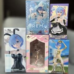 Re:ゼロ　レム　ラムフィギュア未開封5体セット